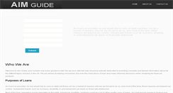 Desktop Screenshot of aimguide.co.uk